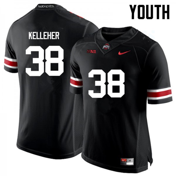 Ohio State Buckeyes #38 Logan Kelleher Youth Alumni Jersey Black